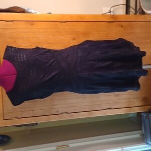 Beige by eci Black Roaring 20's Style Dress